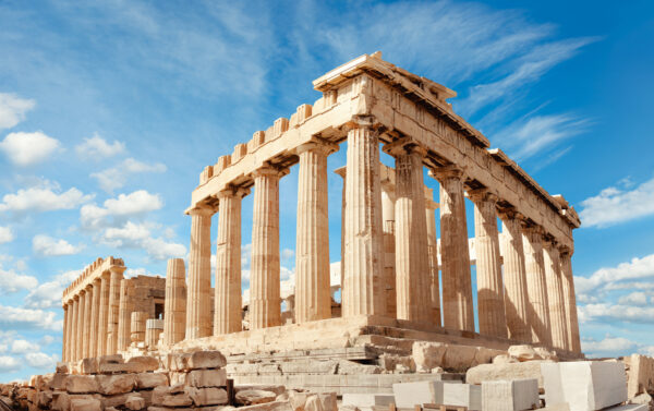 Griechisches antikes Gebäude