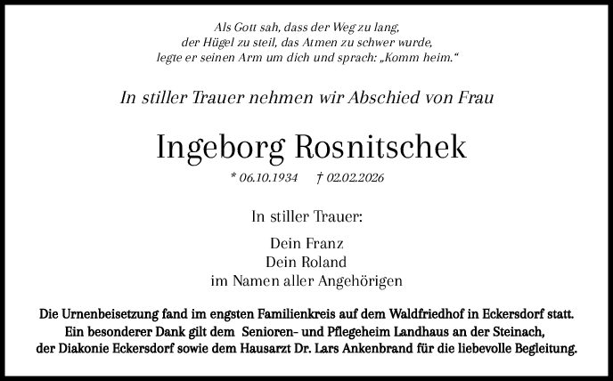 Ingeborg Rosnitschek